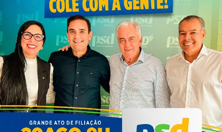 Alagoinhas: Ato de Filiação de Gustavo Carmo no PSD acontece neste Domingo  (20)