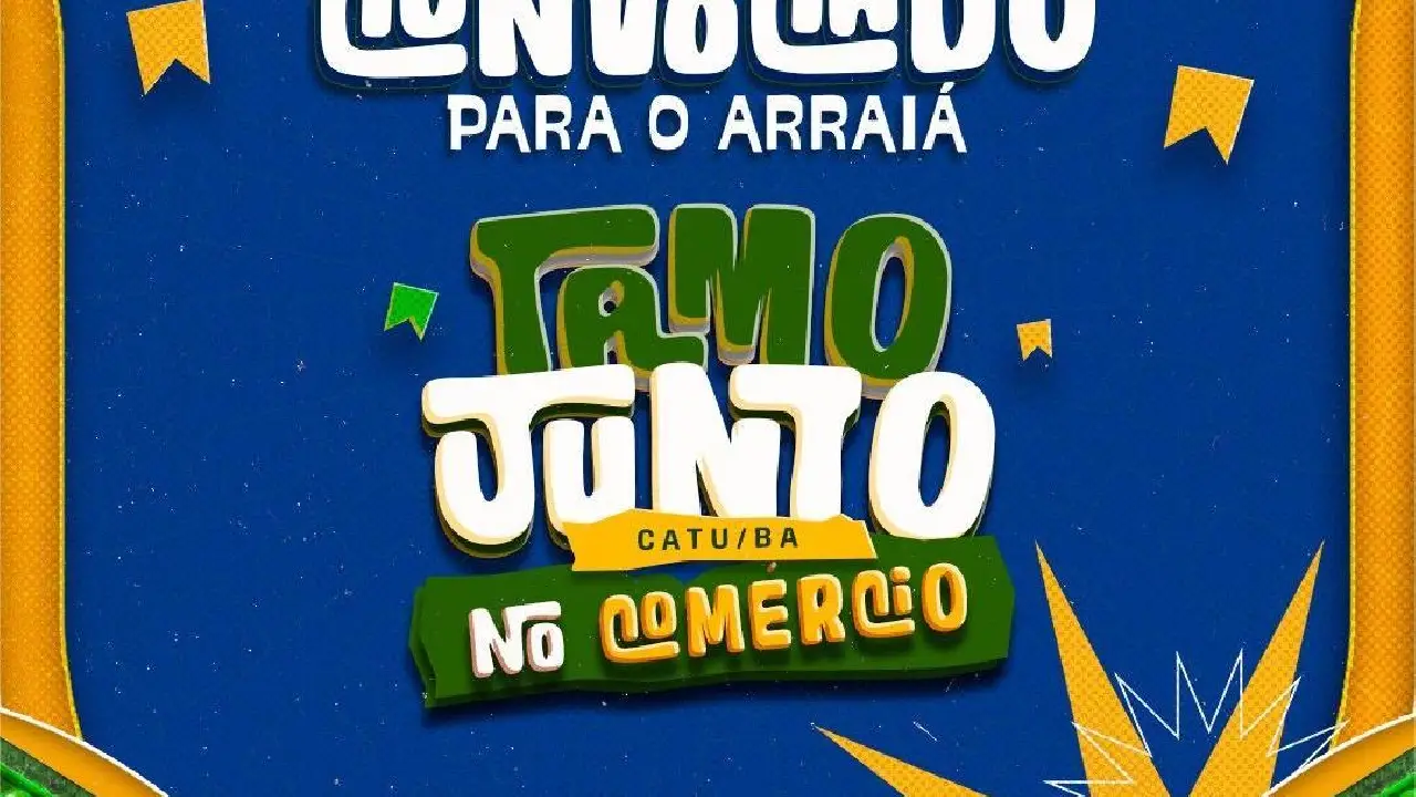 ARRAIÁ TAMO JUNTO NO COMÉRCIO MOVIMENTA O CENTRO DE CATU COM MUITA MÚSICA E TRADIÇÃO