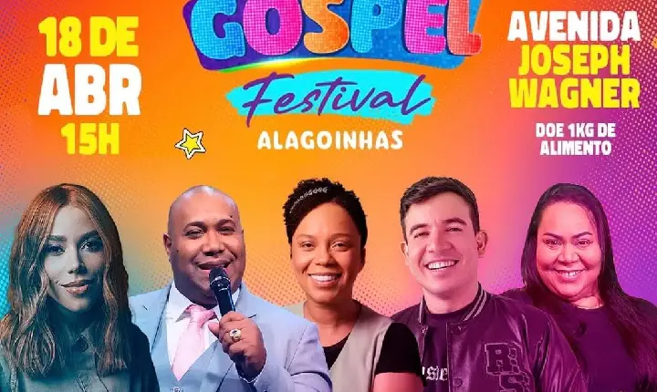 Bahia Gospel Festival chega a Alagoinhas e promete grande celebração de fé