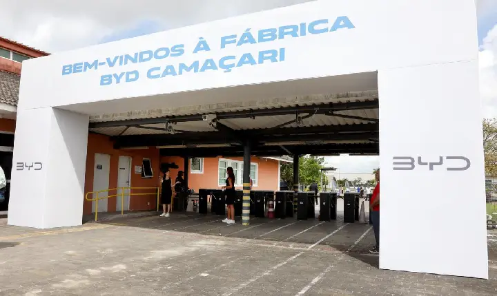 BYD oferece cerca de 200 vagas de emprego em nova fábrica na Bahia