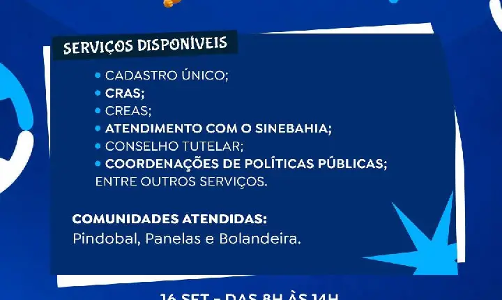 Caravana da Cidadania leva serviços públicos às comunidades de Pindobal, Panelas e Bolandeira