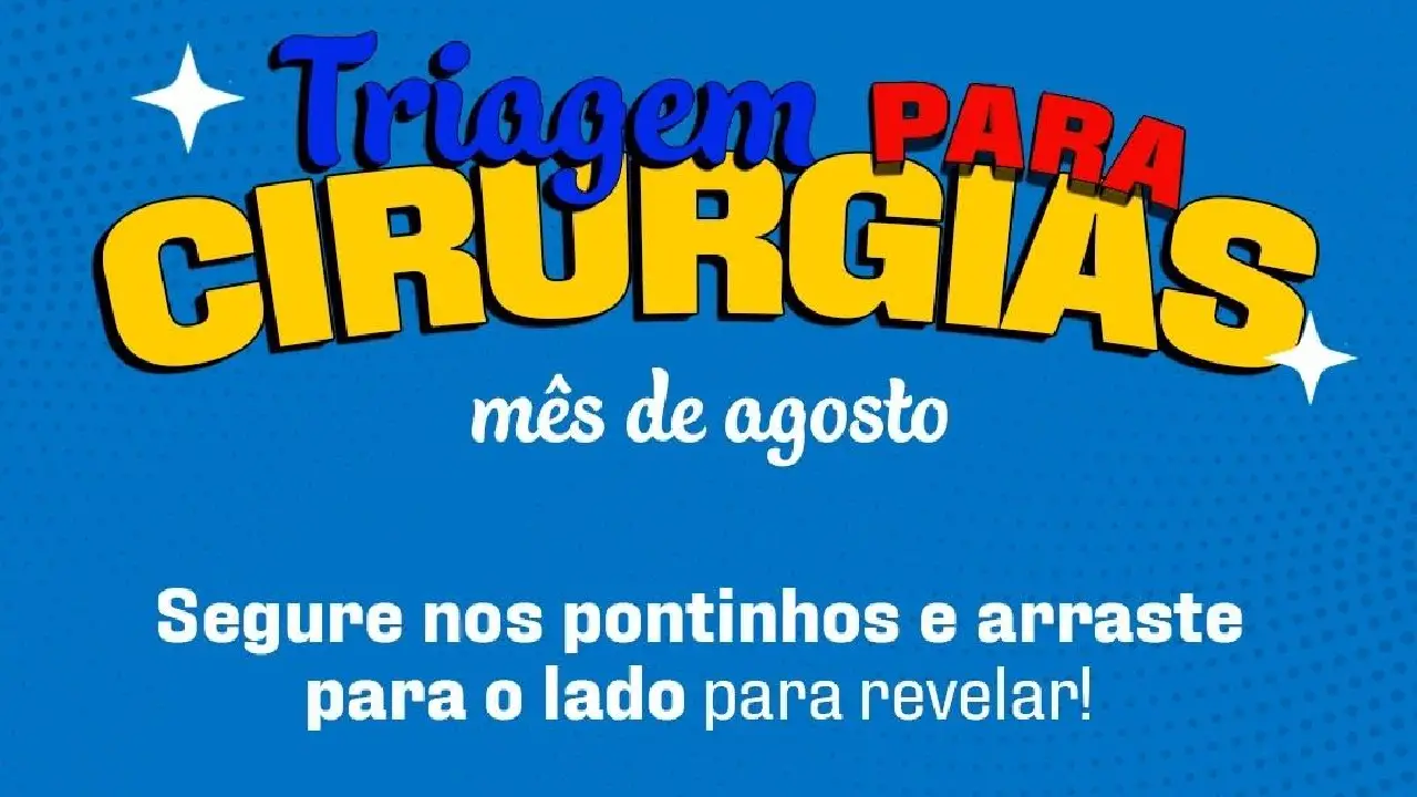 Catu amplia acesso a cirurgias com calendário de triagens durante o mês de agosto