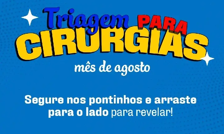 Catu amplia acesso a cirurgias com calendário de triagens durante o mês de agosto