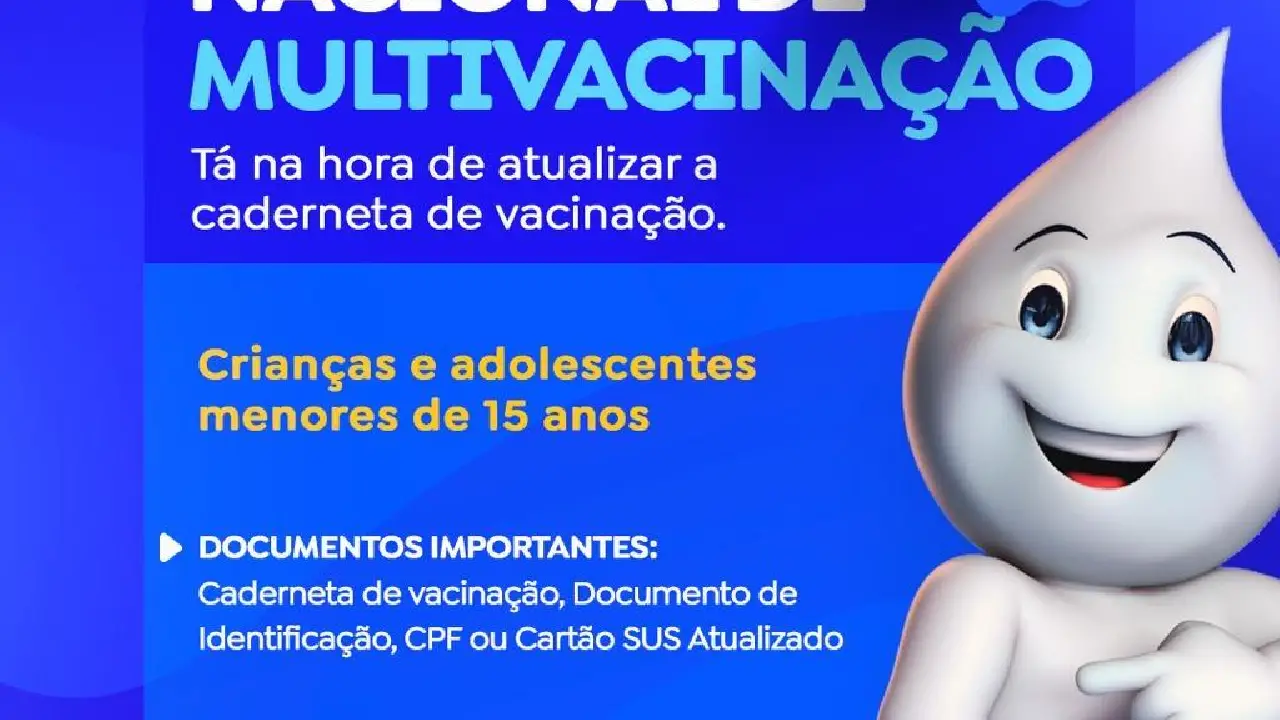 Catu realiza Dia D da Campanha Nacional de Multivacinação em 22 de agosto