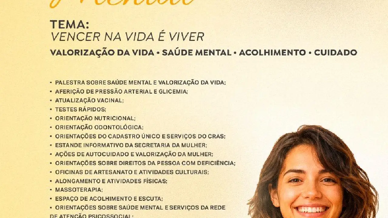 Catu realiza I Feira de Saúde Mental com serviços, informação e ações de valorização da vida