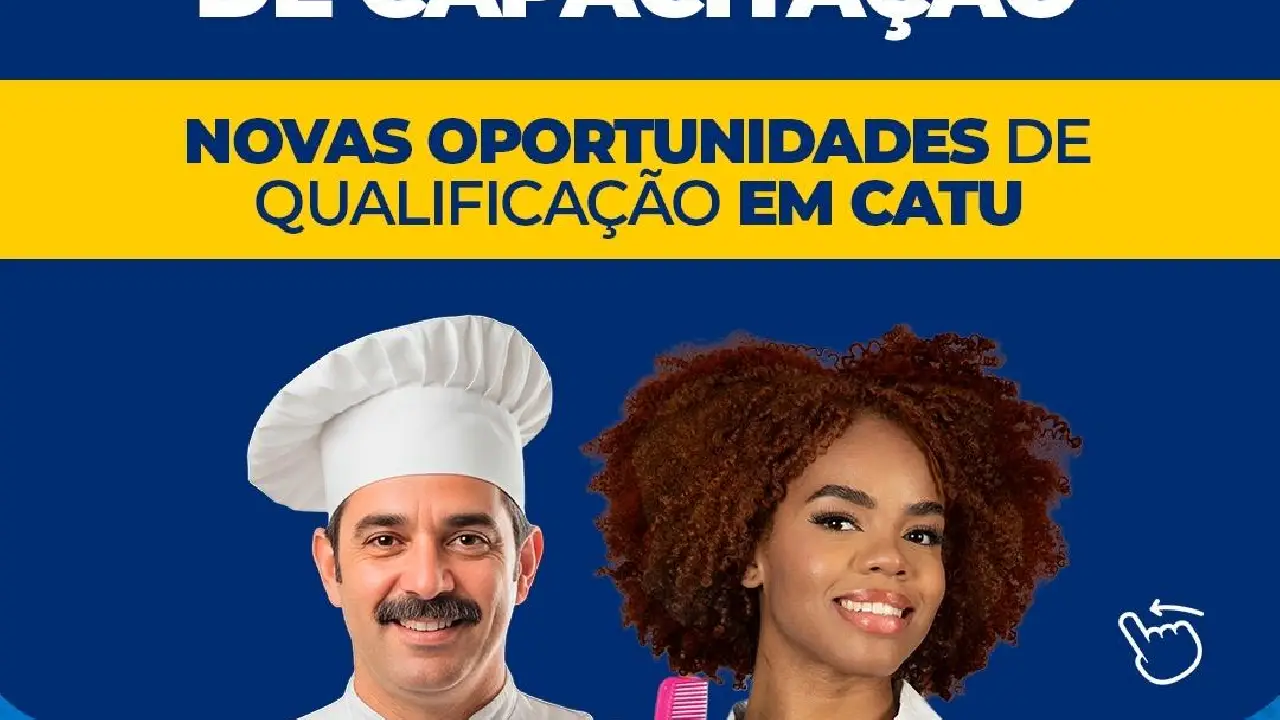 Cursos gratuitos de capacitação abrem novas oportunidades para a população de Catu