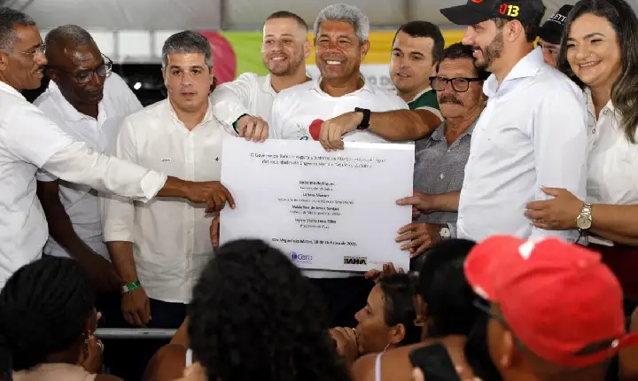 Governador inaugura reforma da BA-539 em São Miguel das Matas e anuncia novos investimentos