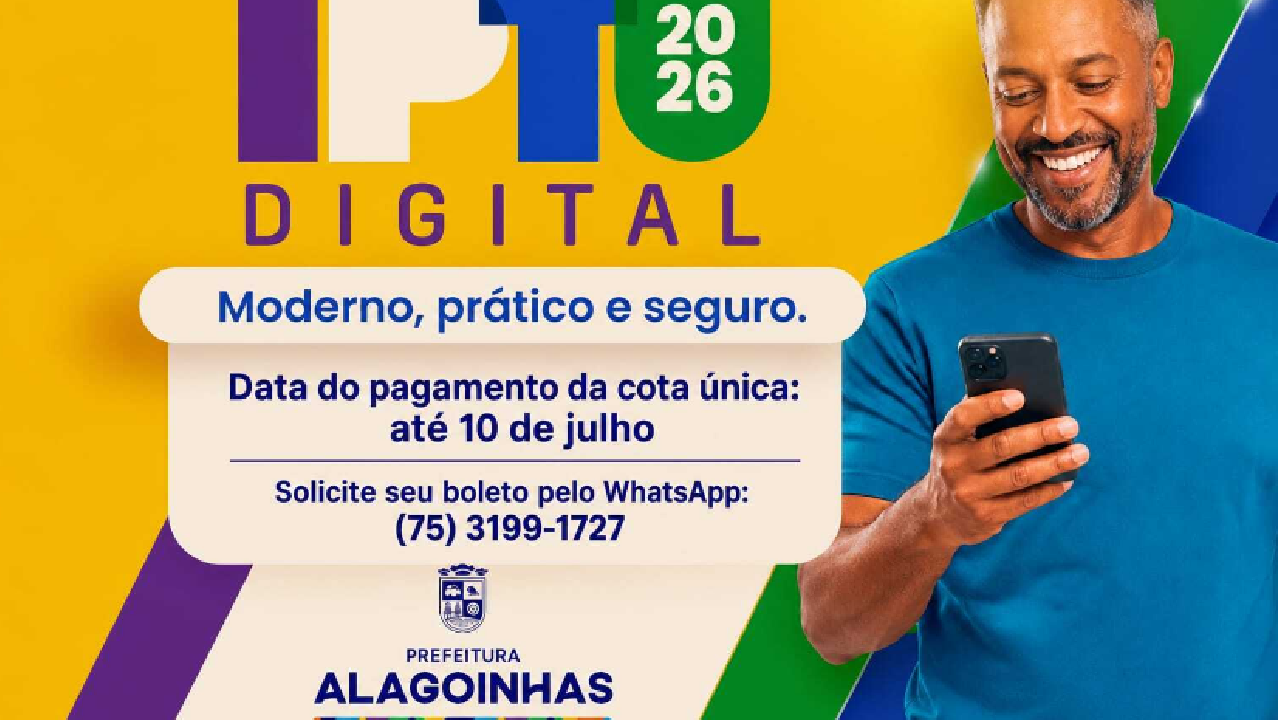 Prazo para pagamento do IPTU com 13% de desconto termina no dia 10 de julho