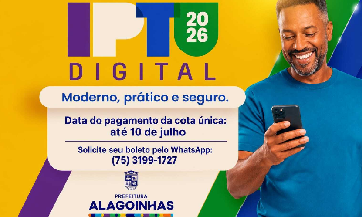 Prazo para pagamento do IPTU com 13% de desconto termina no dia 10 de julho