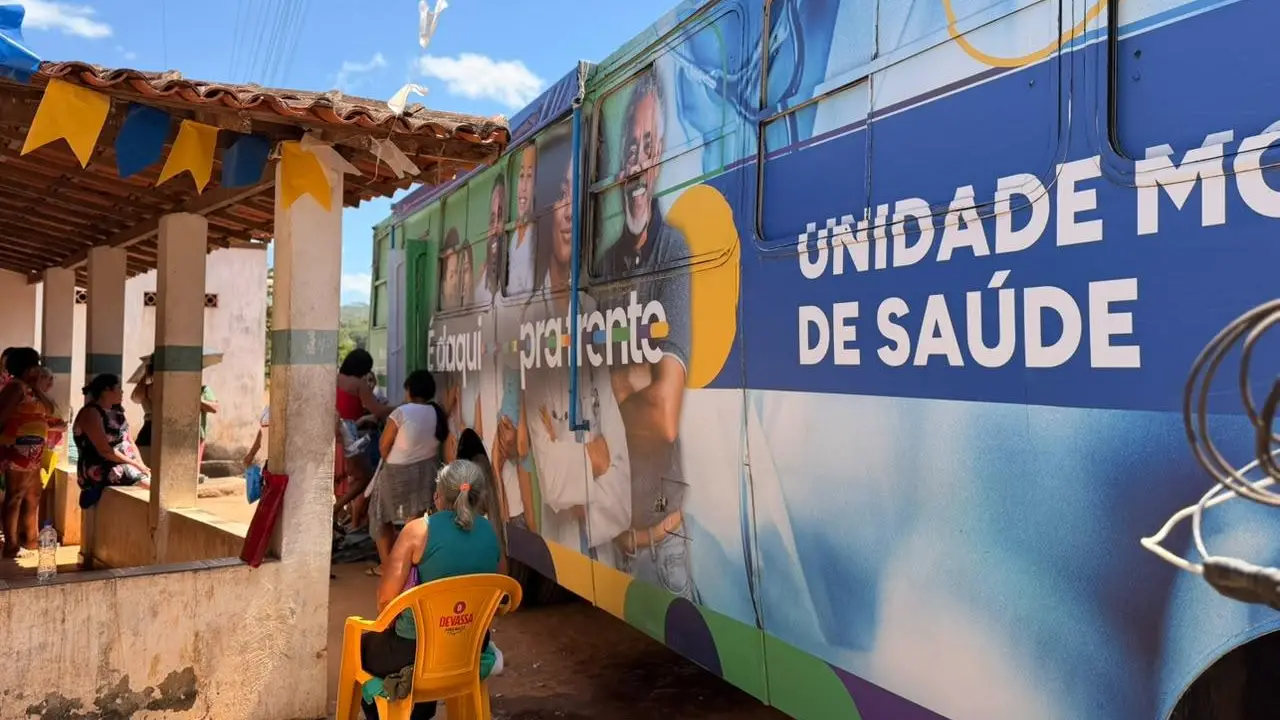 Prefeitura de Alagoinhas leva Unidade Móvel de Saúde à comunidade do Encantado
