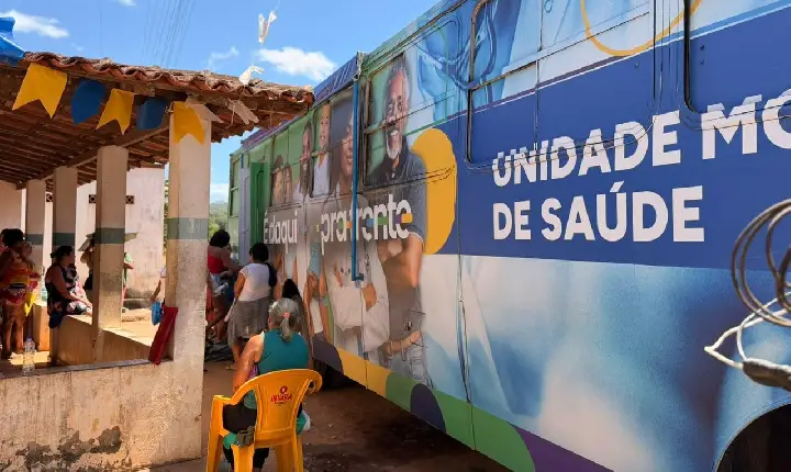 Prefeitura de Alagoinhas leva Unidade Móvel de Saúde à comunidade do Encantado