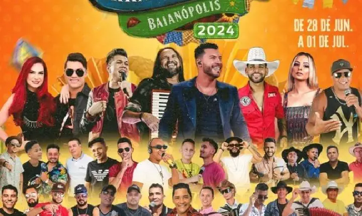 PREFEITURA DE BAIANÓPOLIS LANÇA PROGRAMAÇÃO OFICIAL DOS FESTEJOS JUNINOS