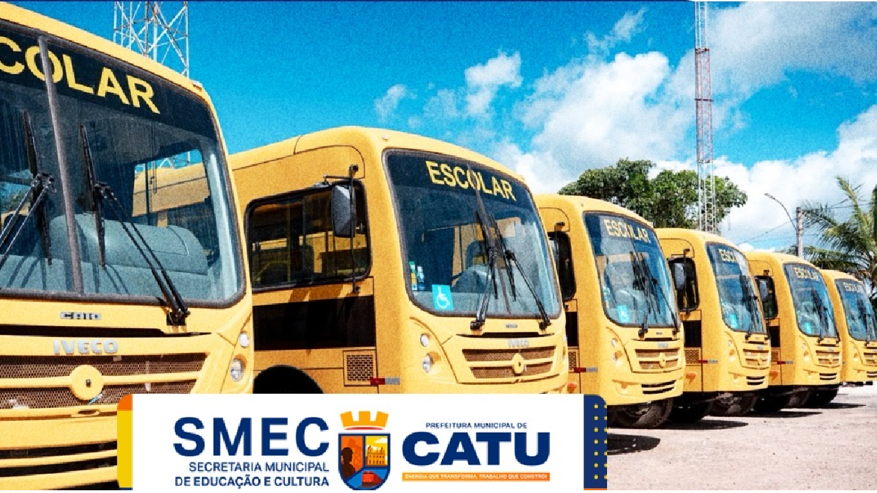 Prefeitura de Catu amplia frota escolar com aquisição de seis novos ônibus