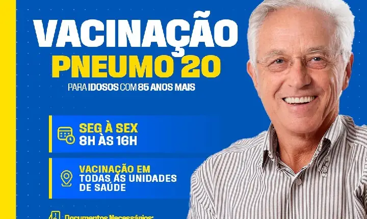 Prefeitura de Catu intensifica proteção à saúde dos idosos com vacinação Pneumo 20
