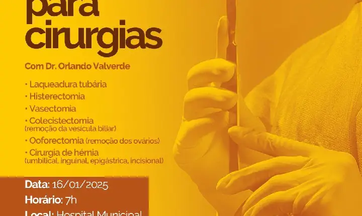 Prefeitura Municipal de Catu anuncia triagem para cirurgias