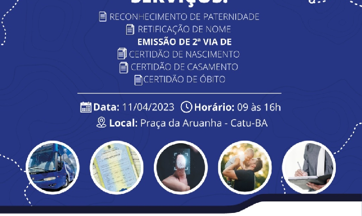 Projeto Cidadania Itinerante chega a Catu para oferecer serviços gratuitos