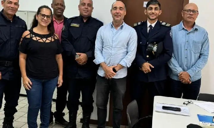 Reunião Discute Acordo de Cooperação Técnica entre a Guarda Municipal de Catu e a Polícia Federal