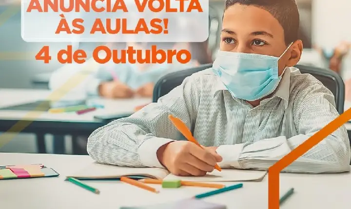 Secretaria de Educação anuncia volta às aulas presenciais na próxima segunda