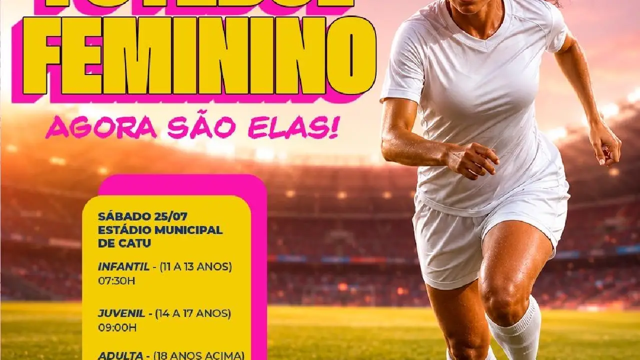 SEJEL promove seletiva de futebol feminino e incentiva novas atletas em Catu
