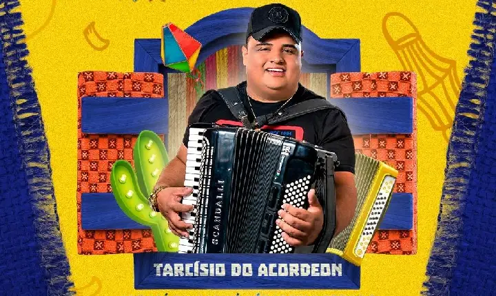 Tarcísio do Acordeon é primeira atração confirmada do Arraiá do Tamo Junto 2023