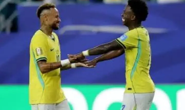 Vini Jr. brilha e Brasil se classifica em 1º com 3x0 sobre a Escócia