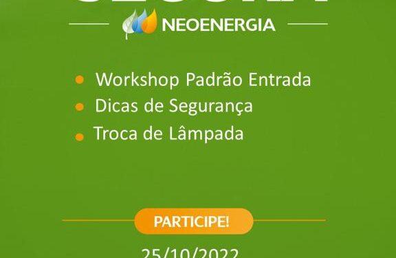 A Coelba em parceria com a Prefeitura, realiza o projeto Comunidade Segura em Catu