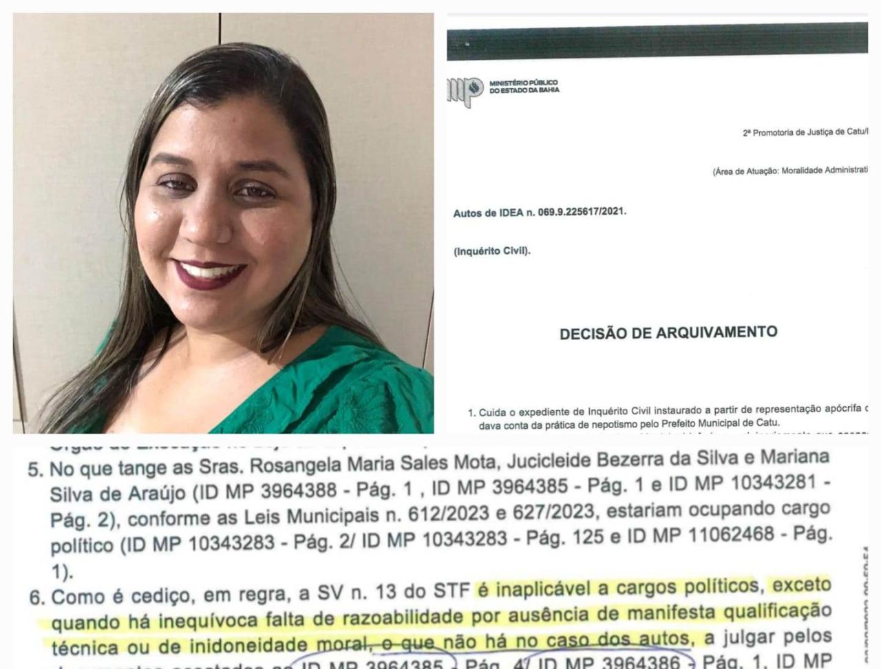 Promotor arquiva representação de nepotismo em Catu
