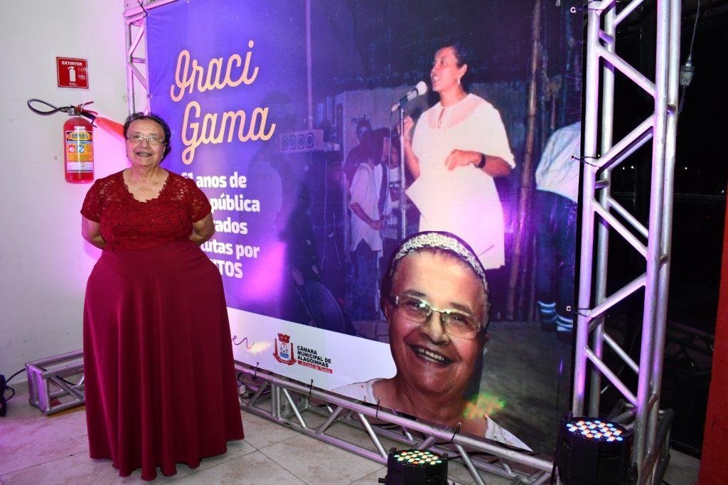Alagoinhas: Secretária Iraci Gama é homenageada com Sessão Solene na Câmara Municipal de Vereadores