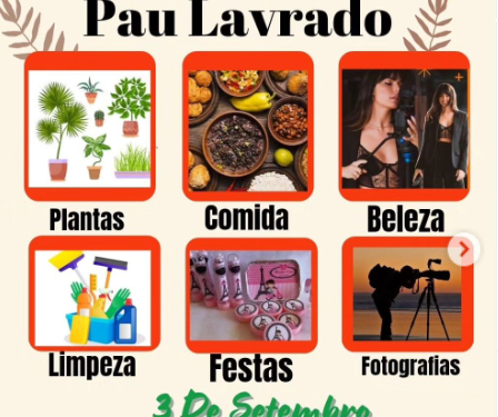 Feira do Empreendedor acontece deste domingo (03) em Pau Lavrado