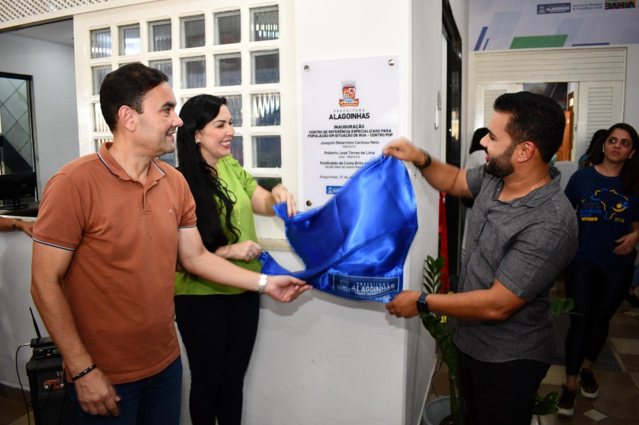 Prefeitura de Alagoinhas inaugura o Centro Especializado para a População em Situação de Rua