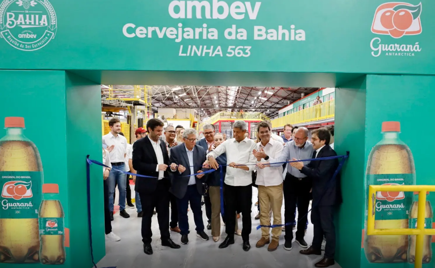 Ambev investe R$ 75 milhões e inaugura nova linha de refrigerante em sua fábrica da Bahia