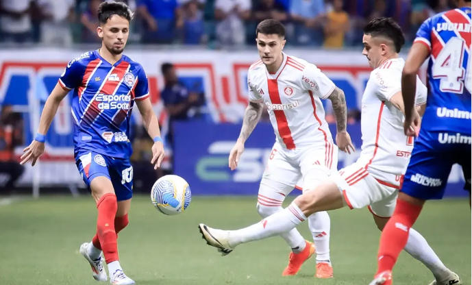 Bahia cede empate para o Inter e chega ao quarto jogo sem vencer