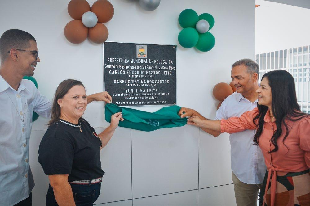 Prefeito Duda Leite entrega reformas da Escola Nilza Silva Rêgo e Praça Bartolomeu