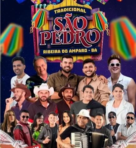 CONFIRA PROGRAMAÇÃO COMPLETA DO SÃO PEDRO 2024, RIBEIRA DO AMPARO