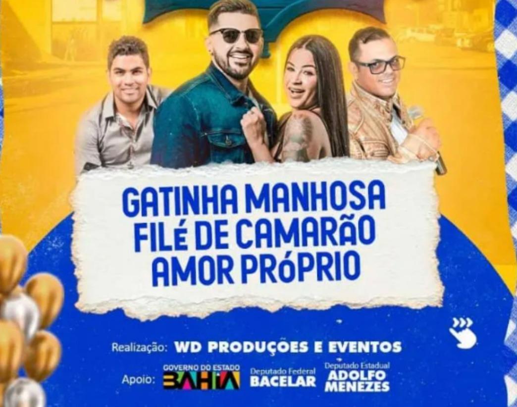 PROGRAMAÇÃO DOS FESTEJOS DE RIO REAL É DIVULGADA PELA PREFEITURA