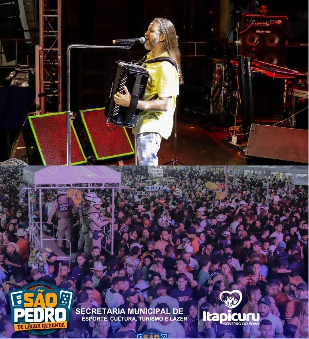 SÃO PEDRO DA LAGOA REDONDA 2024, EM ITAPICURU/BA DE 28 E 29 DE JUNHO