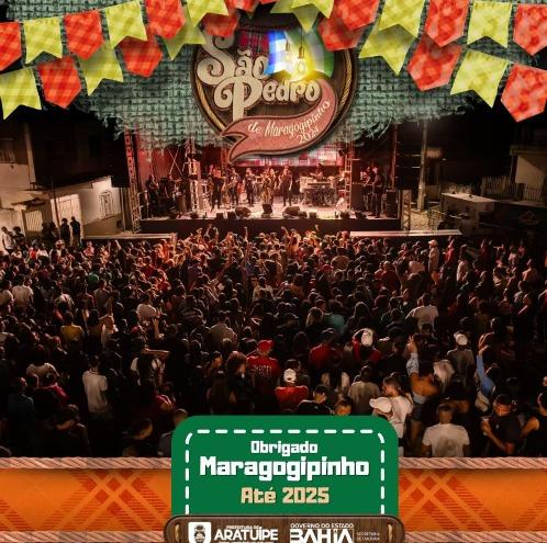 SÃO PEDRO DE MARAGOGIPINHO É SUCESSO, COM GRADE DE ATRAÇÕES DE PESO