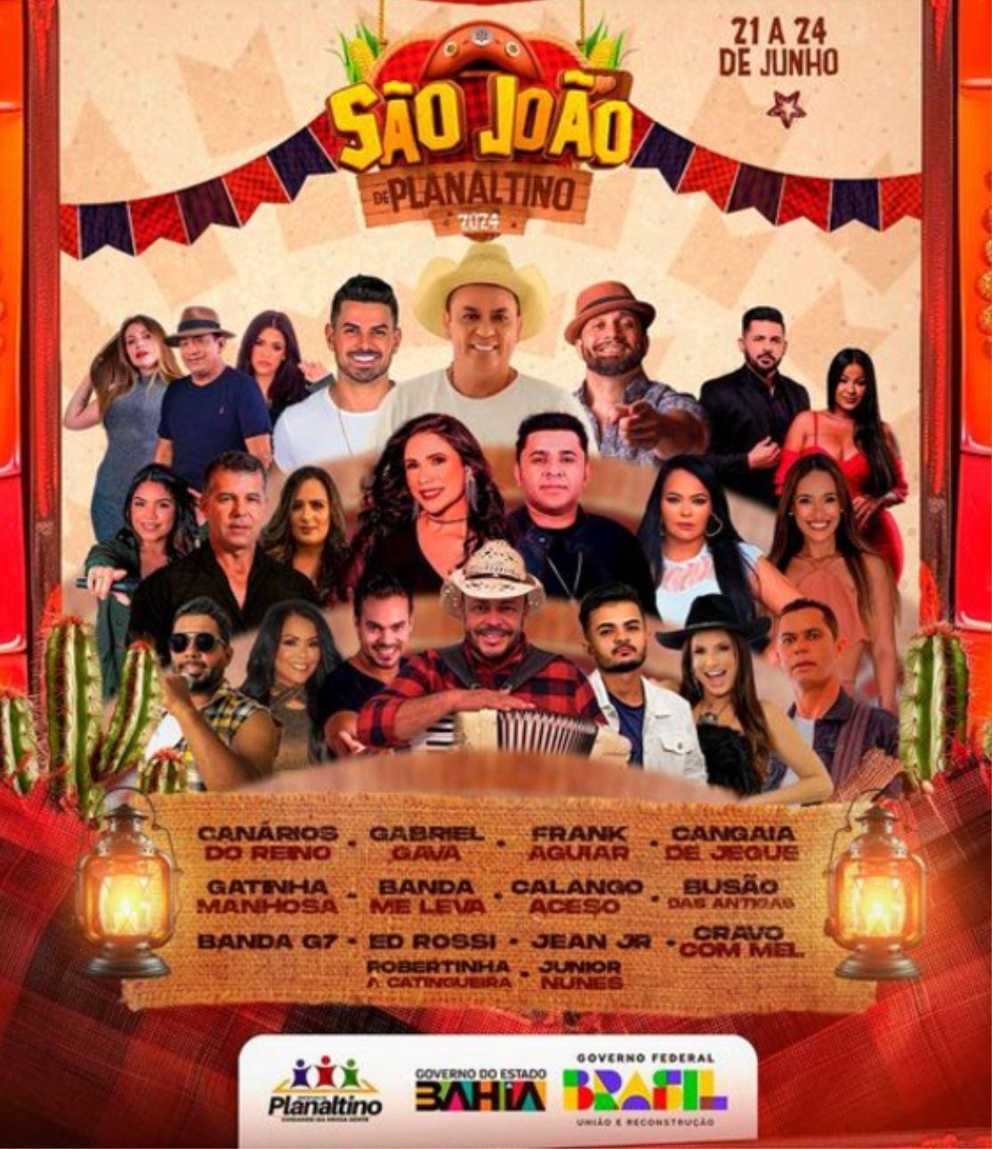 PREFEITURA DE PLANALTINO ANUNCIA GRADE DE FESTEJOS JUNINOS 2024