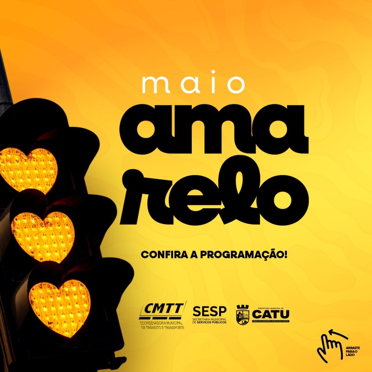 Catu promove mês de conscientização com ações do Maio Amarelo