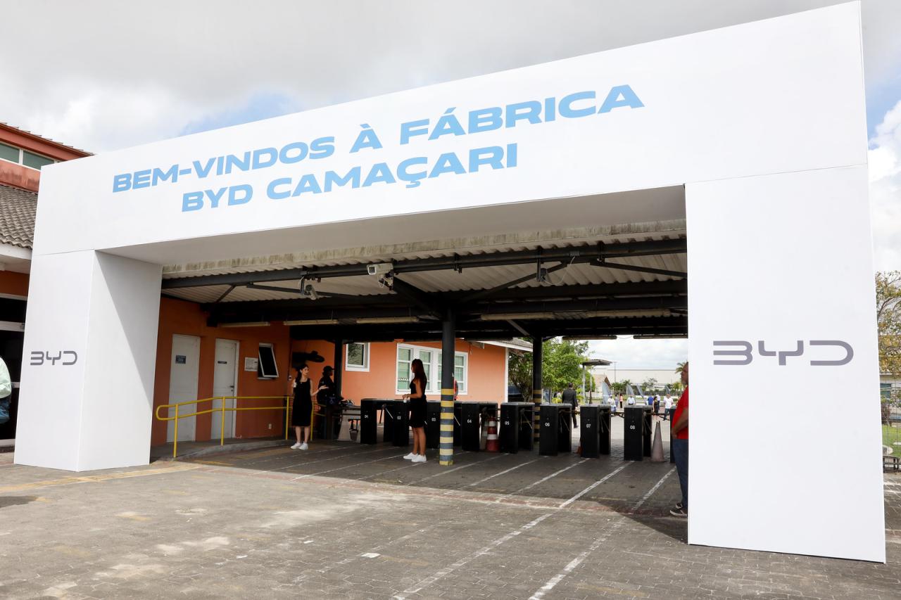 BYD oferece cerca de 200 vagas de emprego em nova fábrica na Bahia