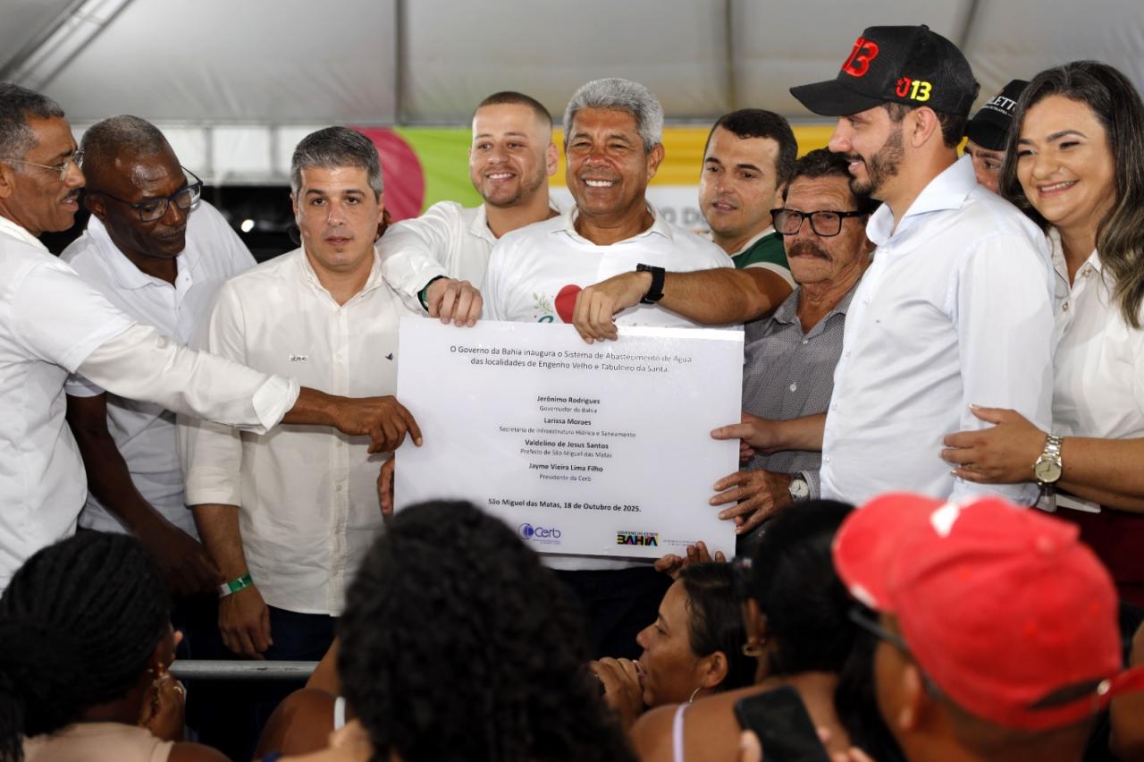 Governador inaugura reforma da BA-539 em São Miguel das Matas e anuncia novos investimentos