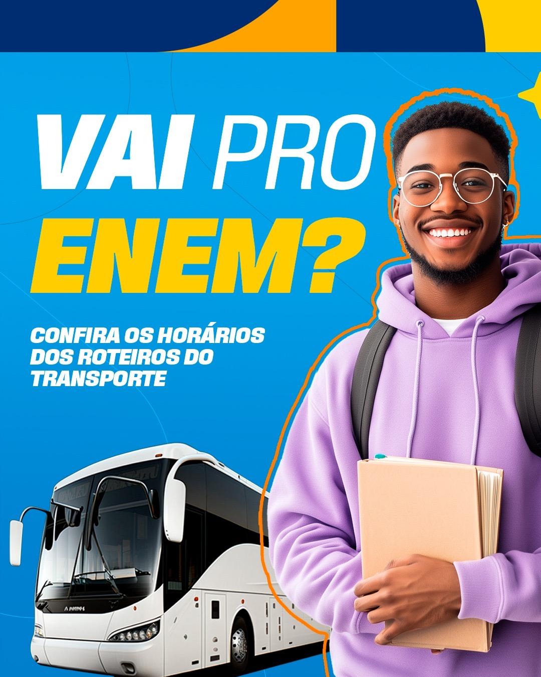 Prefeitura de Catu garante transporte gratuito para estudantes que farão o ENEM neste domingo (09/11)