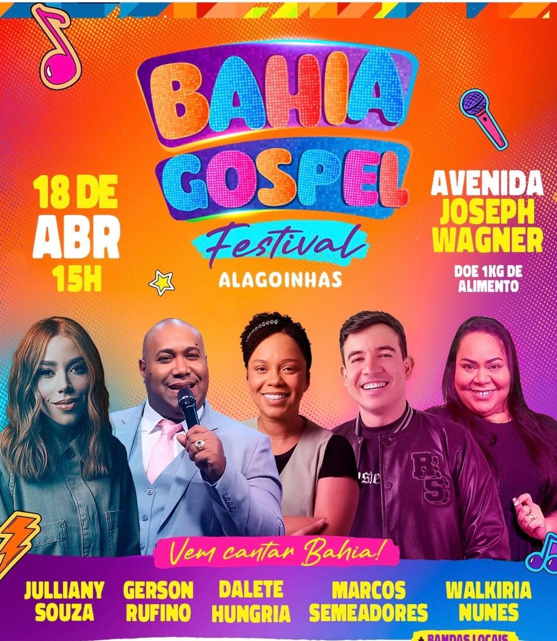 Bahia Gospel Festival chega a Alagoinhas e promete grande celebração de fé
