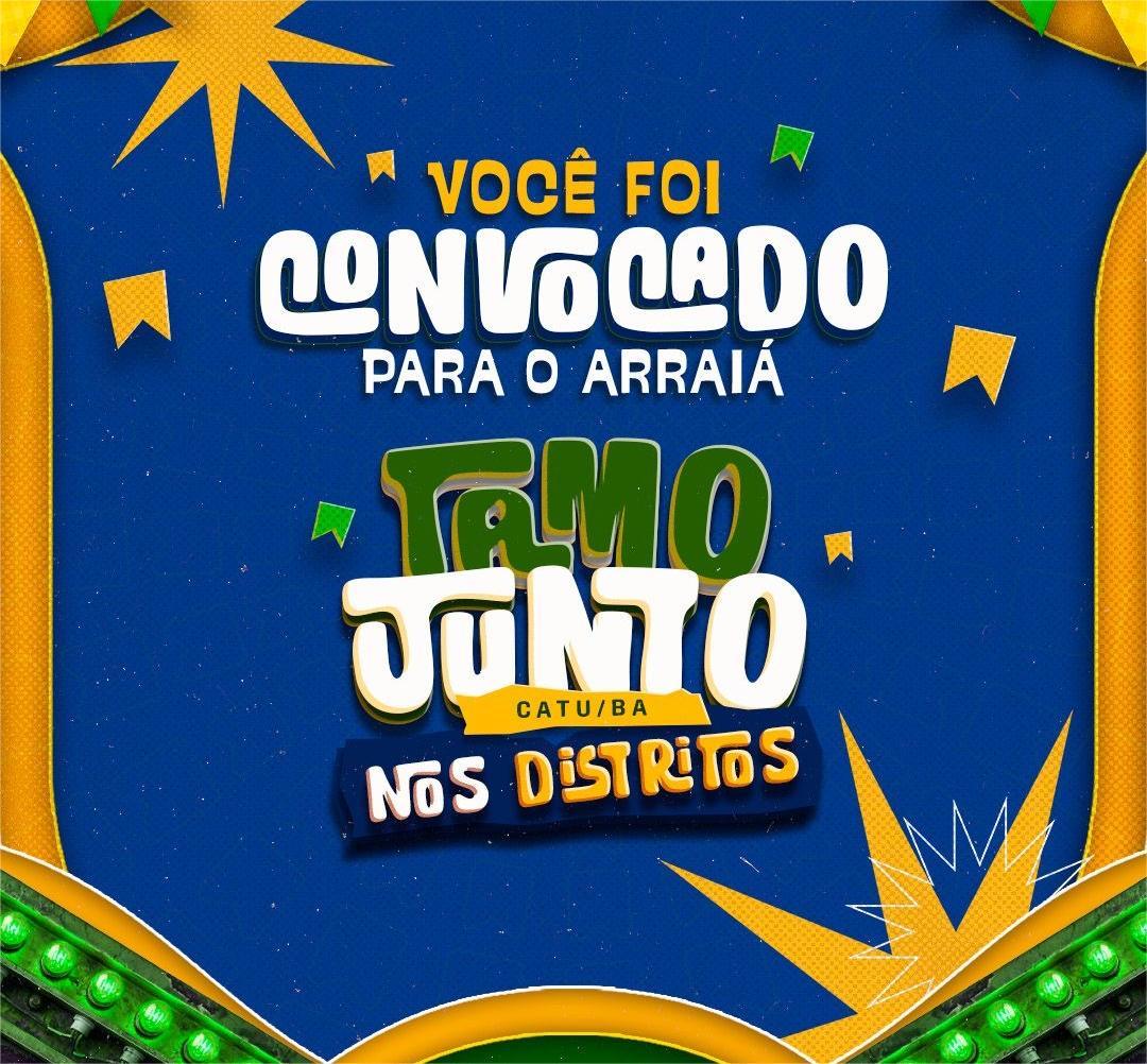 Arraiá Tamo Junto vai levar forró e tradição aos distritos de Catu