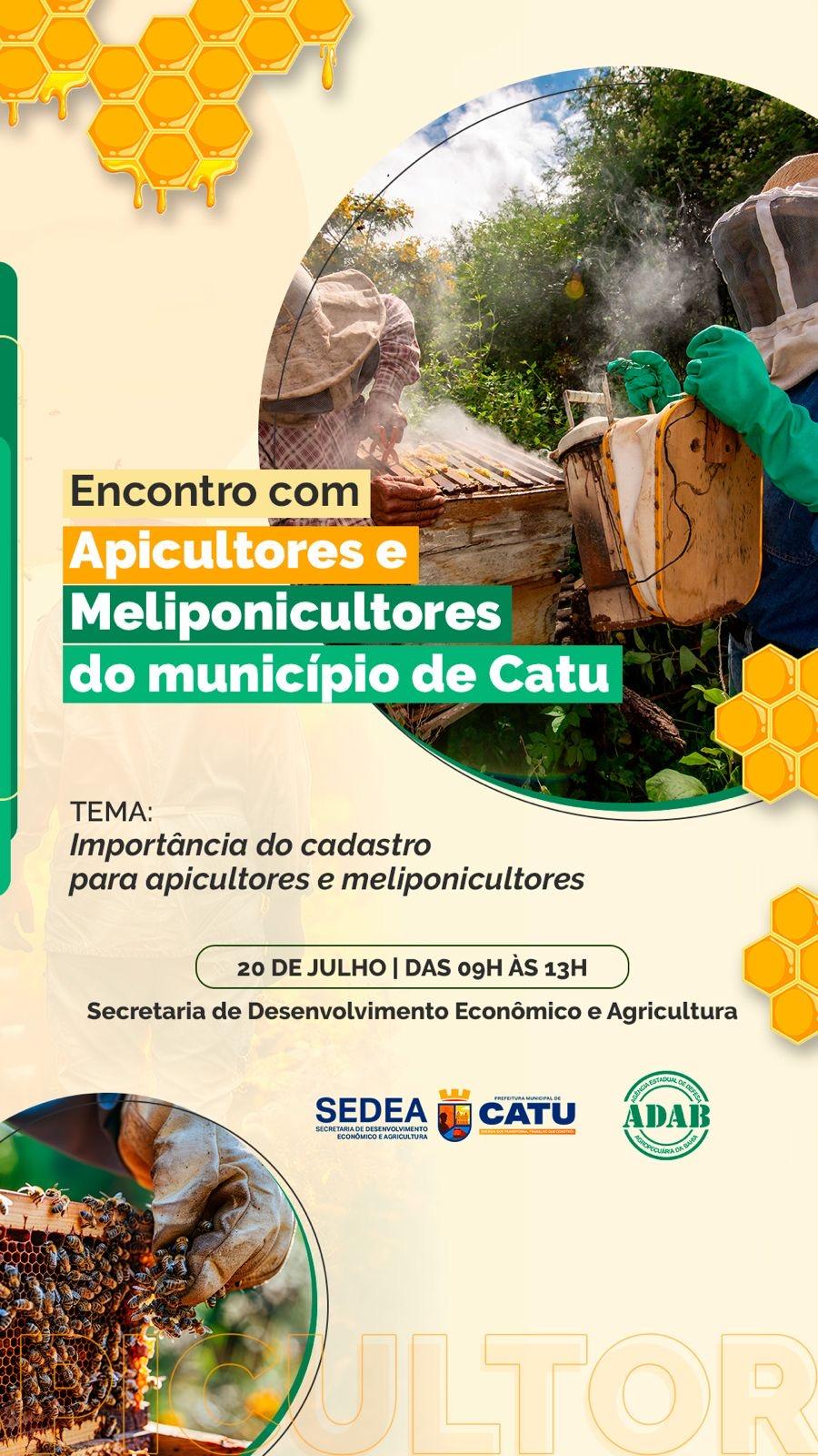 Apicultores e meliponicultores de Catu participarão de encontro voltado ao fortalecimento da atividade