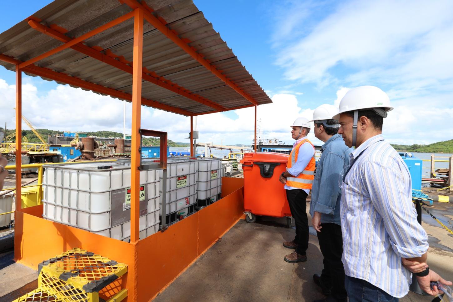 Montagem de equipamentos para construção da Ponte Salvador-Itaparica avança em estaleiro baiano