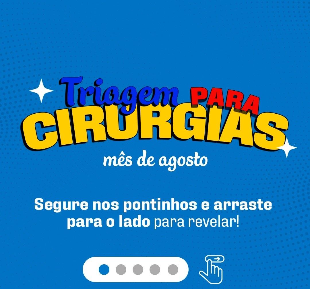 Catu amplia acesso a cirurgias com calendário de triagens durante o mês de agosto