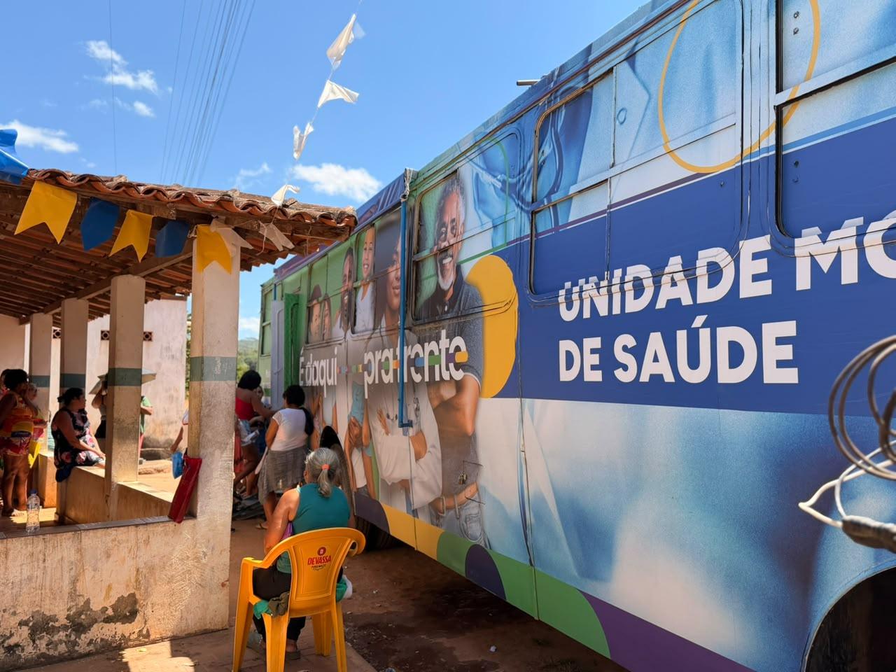 Prefeitura de Alagoinhas leva Unidade Móvel de Saúde à comunidade do Encantado