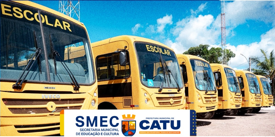 Prefeitura de Catu amplia frota escolar com aquisição de seis novos ônibus