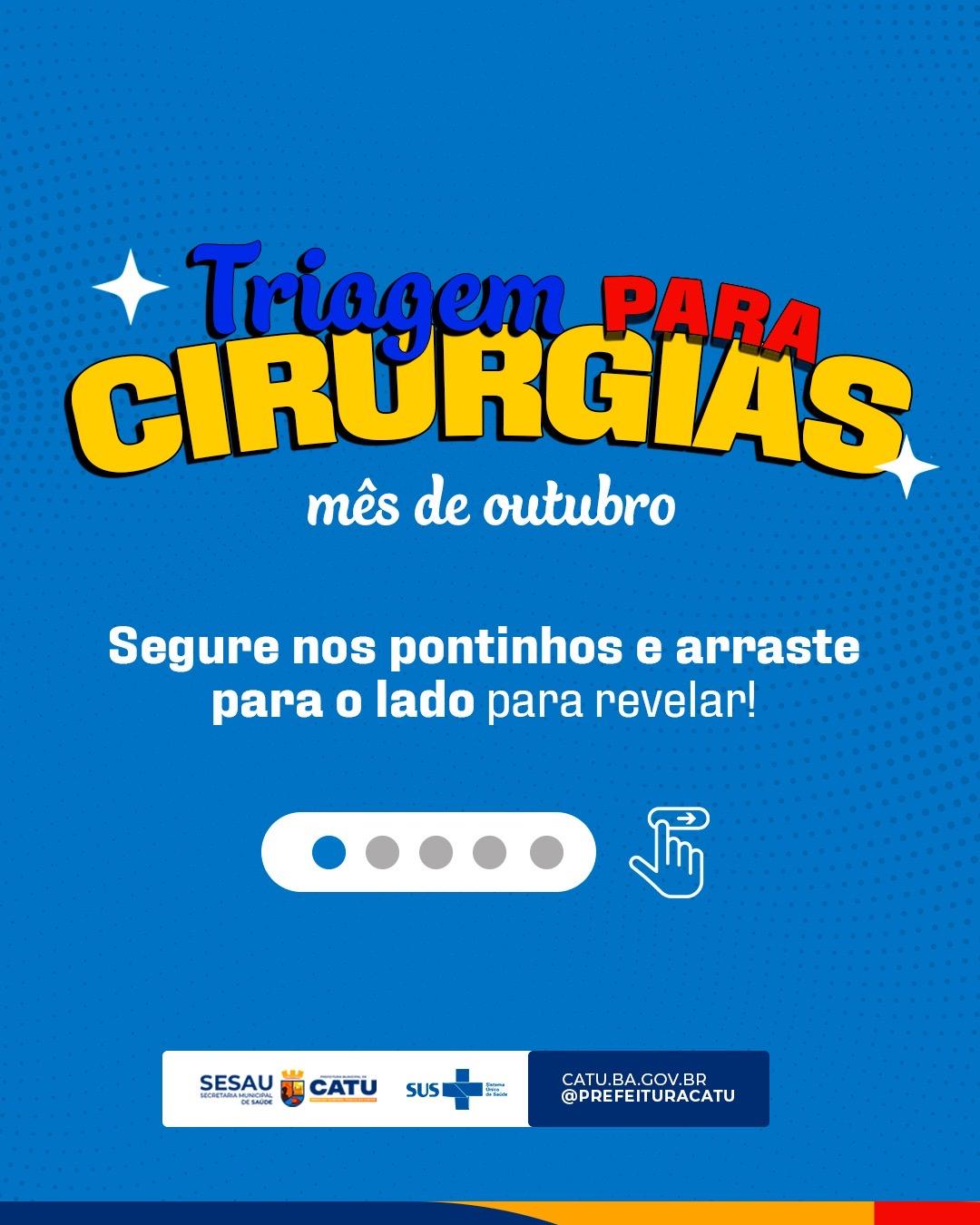 Prefeitura de Catu amplia acesso à saúde com calendário de triagens para cirurgias